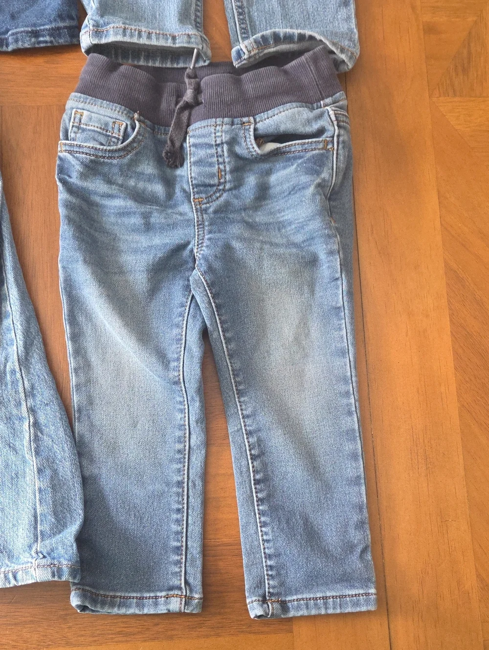 Lot of 4 Kids Blue Denim Jeans